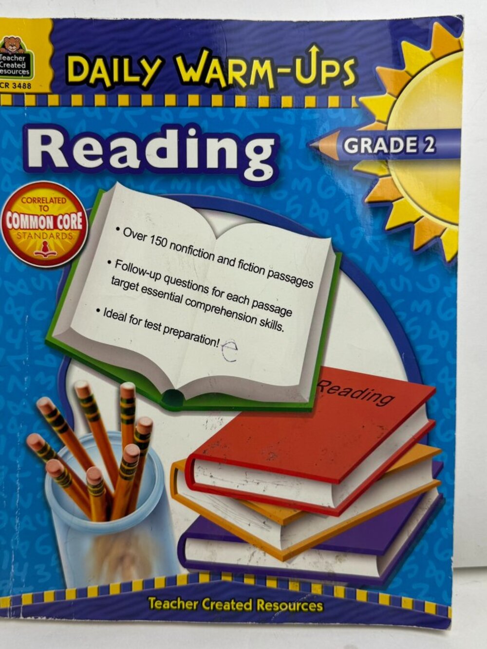Daily Warm-Ups Reading Grade 2 Workbook TCR 3488 ISBN 9781420634884 Common Core